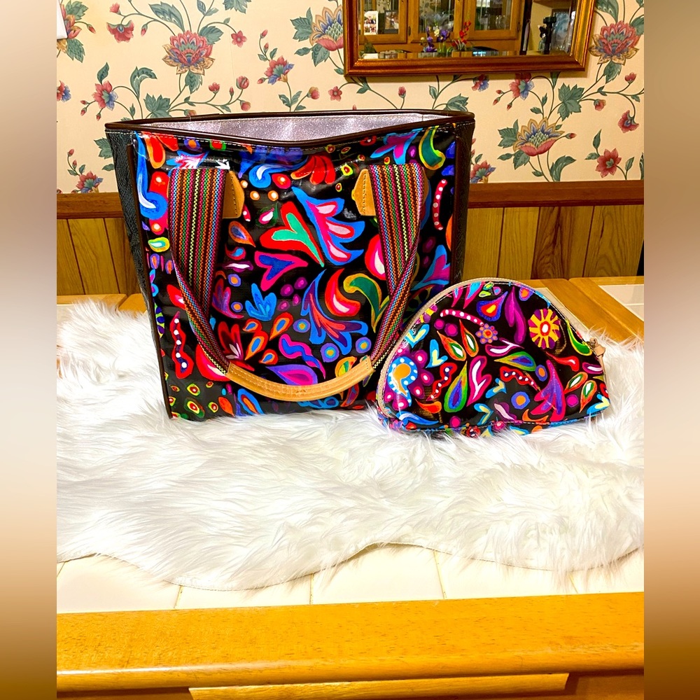 CONSUELA Tote and Cosmetic Bag